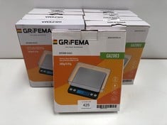 8 X GRIFEMA KITCHEN SCALES - LOCATION 15B.