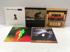 5 X VINYL VARIOUS ARTISTS INCLUDING LINKIN PARK - LOCATION 43B.