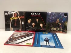 5 X ASSORTED VINYL ARTISTS INCLUDING QUEEN - LOCATION 43B.