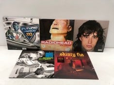 5 X ASSORTED VINYL ARTISTS INCLUDING RADIOHEAD THE BENDS - LOCATION 43B.