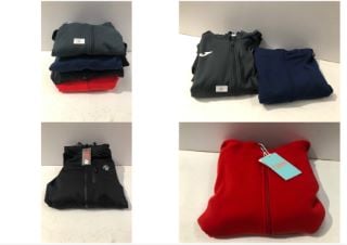 4 X SWEATSHIRTS VARIOUS MODELS AND SIZES INCLUDING JOMA SIZE 3XL-LOCATION 40B.