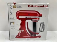 KITCHENAID ARTISAN - FOOD PROCESSOR (RED, STAINLESS STEEL, 50/60 HZ) (TOTAL P.V.P 499€) - LOCATION 1A.