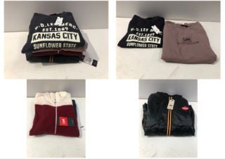 4 X SWEATSHIRTS VARIOUS MODELS AND SIZES INCLUDING LEE SWEATSHIRT SIZE S -LOCATION 36B.