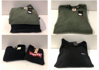 4 X SWEATSHIRTS VARIOUS MODELS AND SIZES INCLUDING LEVIS JERSEY SIZE XL-LOCATION 36B.