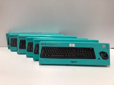 6 X LOGITECH KEYBOARDS MODEL MK270(MAY BE INCOMPLETE-LOCATION 24B.