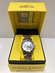 INVICTA COLOE SILVER WATCH MODEL 0461-LOCATION 12B.