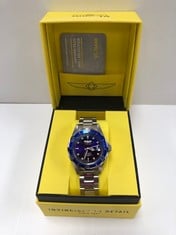 WATCH INVICTA GREY AND BLUE COLOUR MODEL 9204-LOCATION 12B.