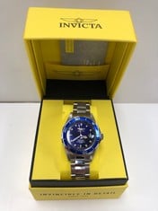 WATCH INVICTA GREY AND BLUE COLOUR MODEL 9204-LOCATION 12B.