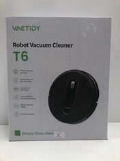 VACTIDY ROBOT HOOVER, NIMBLE T6 WITH POWERFUL SUCTION, INTELLIGENT DETECTION, 2500MAH, SILENT, 3 CLEANING MODES, APP/ALEXA/SIRI CONTROL AND REMOTE CONTROL, FOR PETS, HARD FLOOR AND CARPET (TOTAL P.V.