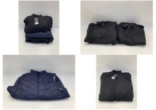 4 X JACKETS VARIOUS SIZES AND MODELS INCLUDING NAVY COLUMBIA - LOCATION 21C.