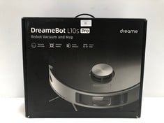 DREAME L10S PRO 2IN1 ROBOT VACUUM AND FLOOR CLEANER, ROTATING MOPS, 3D OBSTACLE DETECTION, MULTI-FLOOR MAPPING, POWERFUL SUCTION 5300PA HARD FLOOR CARPETS, PET HAIR, WIFI/APP/ALEXA (TOTAL P.V.P. £294