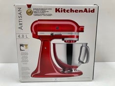 KITCHENAID ARTISAN - FOOD PROCESSOR (RED, STAINLESS STEEL, 50/60 HZ) (TOTAL P.V.P 499€) - LOCATION 1A.