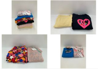 6 X CHILDREN'S SWEATSHIRTS VARIOUS SIZES AND BRANDS INCLUDING LEVI'S BLUE 74CM - LOCATION 45C.