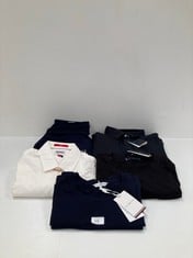 5 X TOMMY HILFIGER GARMENTS VARIOUS SIZES AND MODELS INCLUDING WHITE SHIRT M - LOCATION 38C.