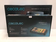 2 X CECOTEC HOUSEHOLD ITEMS INCLUDING ELECTRIC GRIDDLE AND HIGH POWER CONVECTOR - LOCATION 25A.