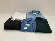 5 X PEPE JEANS GARMENTS VARIOUS SIZES AND MODELS INCLUDING BLUE POLO SHIRT M - LOCATION 30C.