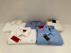 5 X HUGO BOSS GARMENTS VARIOUS SIZES AND MODELS WHICH INSIDE BLUE SHIRT SIZE L - LOCATION 26C.