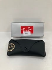 RAY BAN SUNGLASSES BLACK AND BLUE MODEL RB 4165 - LOCATION 14C.