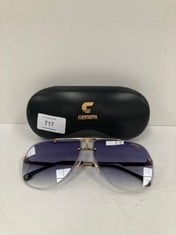 BLUE AND GOLD CARRERA SUNGLASSES - LOCATION 14C.