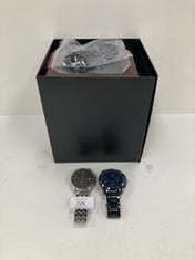 3 X TOMMY HILFIGER VARIOUS MODELS INCLUDING WATCH BOX (SCRATCHED GLASS AND NO BOXES) - LOCATION 10C.