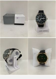 2 X LORUS WATCHES VARIOUS SIZES AND MODELS INCLUDING BLACK MODEL Y676-X053 - LOCATION 10C.