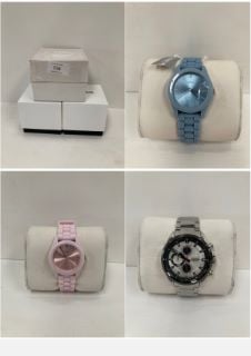 3 X WATCHES VARIOUS MAKES AND MODELS INCLUDING BLUE LORUS MODEL PC21-X194 - LOCATION 10C.