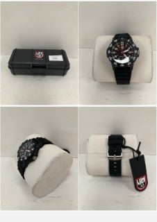 WATCH LUMI NOX BLACK MODEL 0300-1GBQ H-3 LX- - LOCATION 6C.