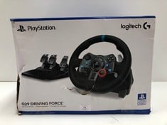 LOGITECH G29 DRIVING DORCE STEERING WHEEL AND PEDALS(TOTAL P.V.P 255€)-LOCATION 37A.