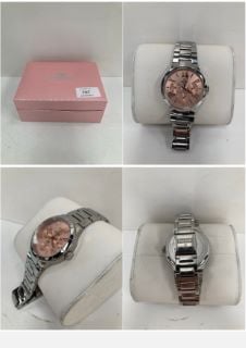 SILVER AND PINK FESTINA WATCH MODEL F16716 - LOCATION 6C.