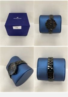 BLACK SWAROVSKI WATCH MODEL CNS - LOCATION 6C.