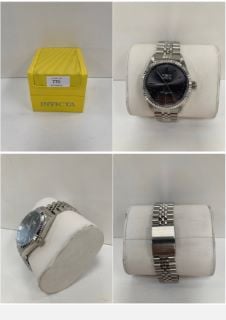 SILVER PLATED INVICTA WATCH MODEL 29372 - LOCATION 2C.