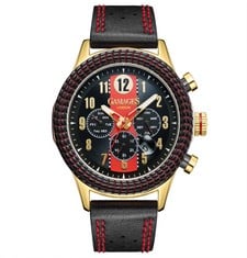 GAMAGES OF LONDON LIMITED EDITION HAND ASSEMBLED RPM AUTOMATIC IN GOLD & BLACK COLOUR – SKU:GA1861