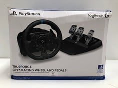 LOGITECH G923 STEERING WHEEL AND PEDALS(TOTAL P.V.P 254€)-LOCATION 41A.