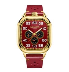 GAMAGES OF LONDON LIMITED EDITION HAND ASSEMBLED VERTICAL ASTUTE AUTOMATIC RED WATCH – GA1741