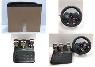 LOGITECH G29 DRIVING FORCE PEDALS AND STEERING WHEEL (TOTAL P.V.P 255€)-LOCATION 45A.