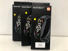 3 X M7 SMARTBAND WITH UP TO 30 TRAINING MODES, WATERPROOF UP TO 50 M, RELIABLE SLEEP INFORMATION, MAGNETIC CHARGING, CLEAR AND SHARP 0.9" FULL AMOLED DISPLAY