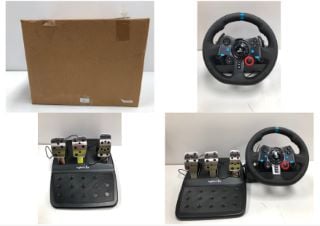 LOGITECH G29 DRIVING FORCE PEDALS AND STEERING WHEEL(TOTAL P.V.P 255€)-LOCATION 45A.