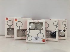 5 X OBJECT FINDER KEY RINGS OF YOURS