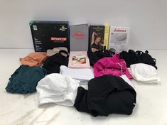 VARIETY OF UNDERWEAR VARIOUS MODELS AND SIZES INCLUDING NURSING BRA-LOCATION 11B.