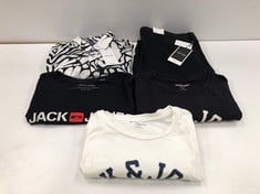 5 X JACK&JONES CLOTHING VARIOUS MODELS AND SIZES INCLUDING SHIRT SIZE L-LOCATION 39C.