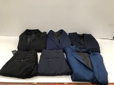 6 X JACK&JONES CLOTHING VARIOUS MODELS AND SIZES INCLUDING BLACK SUIT SIZE 50-LOCATION 39C.