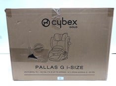 CYBEX GOLD CAR SEAT PALLAS G I-SIZE, 76 - 150 CM, FROM 15 MONTHS TO 12 YEARS, APPROX. 9 TO 50 KG, BLACK (TOTAL P.V.P 250€)-LOCATION 49A.