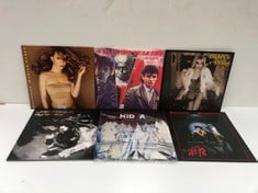 6 X VINYL VARIOUS ARTISTS INCLUDING THE LAST OF THE LINE - LOCATION 47C.