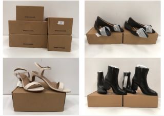 5 X FOOTWEAR VARIOUS SIZES AND MODELS INCLUDING BLACK FLAT SHOE SIZE 41 - LOCATION 32C.