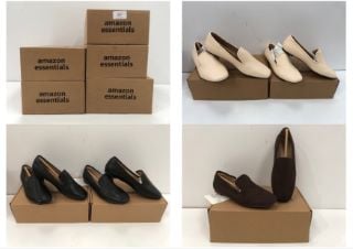 5 X FOOTWEAR VARIOUS SIZES AND MODELS INCLUDING CREAM COLOURED FLAT SHOE SIZE 38.5 - LOCATION 28C.