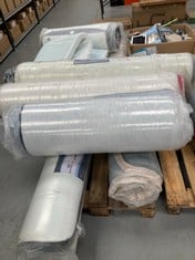 PALLET OF A VARIETY OF MATTRESSES OF DIFFERENT SIZES, INCLUDING SLOW VISCOCARE 1900 MATTRESS WITH 135X190 SIZE (MAY BE BROKEN OR DIRTY).