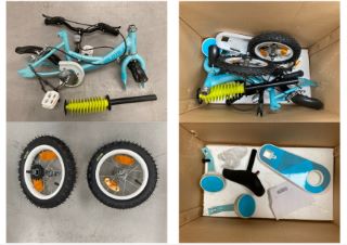 CHILDREN'S BIKE WILDTRAK BLUE (MAY BE BROKEN OR INCOMPLETE).