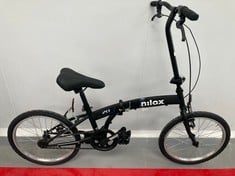 NILOX BIKE BLACK COLOUR (PEDALS DO NOT WORK, SADDLE DOES NOT FIT).