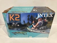 CHALLENGER INFLATABLE KAYAK K2 & 2 PADDLE - 351 X 76 X 38 CM.