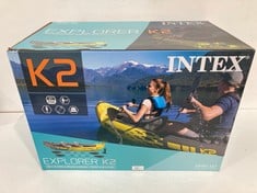 INTEX ADULT INFLATABLE KAYAK EXPLORER K2 FOR 2 PERSONS (68307).